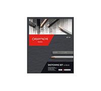 Caran d'Ache Art by Sketching Set 14 Pieces, Multi-Coloured, Sketching Set (14 Pieces), 0776.714