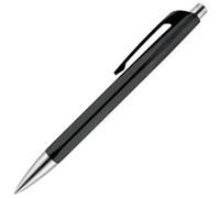 Caran Dache Ballpoint Pen, Black, with SwissRide Blue Medium Cartridge