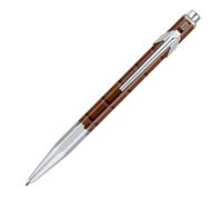 Caran Dache Ballpoint Pen, Chocolate, with Goliath Blue Medium Cartridge