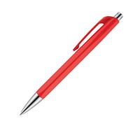 Caran Dache Ballpoint Pen, Scarlet, with SwissRide Blue Medium Cartridge