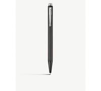 Caran Dache Caran Dache Ecridor Chevron Chrom-Plated Brass Ballpoint Pen Black