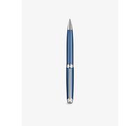 Caran d'Ache CD4789.168 Leman Grand Blue Silver Plated/Rhodium Coated Ballpoint Pen