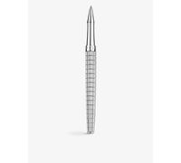 Caran Dache Caran Dache Léman Slim Guilloché Rhodium and Silver-Plated Rollerball Pen