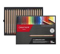 Caran Dache Cardboard Box with 20 Assorted Colours