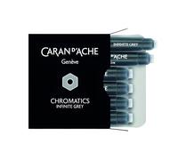 Caran d'Ache CD8021.005 Ink Cartridges - Infinite Grey (Pack of 6)