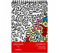 Caran d'Ache Colouring Pad A5 : Keith Haring Special Edition : 0454-023 CC