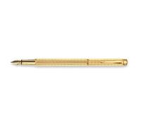 CARAN D'ACHE ECRIDOR CHEVRON GILDED FOUNTAIN PEN