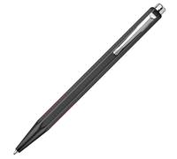 Caran D'ache Black Ecridor Chevron Chrom-plated Brass Ballpoint Pen
