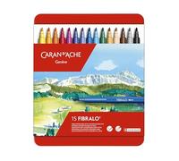 Caran D'ache Fibralo Fibre Pens in Metal Box (Pack of 15), Packaging May Vary