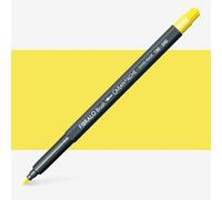 Caran Dache : Fibralo Water Soluble Brush Pen : Lemon Yellow