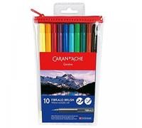 Caran D'Ache Fibralo Water Soluble Brush Pens 10 Pack