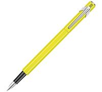 Caran Dache Fountain Pen, Fluo Line, Yellow, with Medium Nib