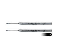 Caran D'ache GOLIATH Ballpoint Ball Pen Refill BLACK BROAD (Pack of 2)- 8428.109