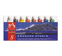 Carand'Ache Caran D'ache Gouache Studio 8 Poster Colours - Water Based 10Ml Tubes With Brush