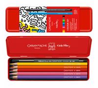 Caran d'Ache Keith Haring Colour Set 10 Pencils & 1 Felt Brush Special Edition