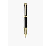 Caran Dache Léman Ebony Black Yellow Gold-plated and Brass Rollerball Pen