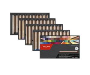 Caran d'Ache Luminance 6901 Box of 100 Individual Coloured, Artists, Colour Coded Pencils & 1 Full & 1 Pencil Blender