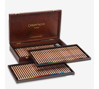 Caran D'ache Luminance Coloured Pencil 76 Colour Wooden Box Set