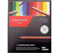 Caran d'Ache LUMINANCE 6901 : 12 - 20 - 40 - 76+2 - 100 Set - Wooden Box