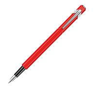 Caran d'Ache Metal Fountain Pen 849 Red Matt Nib F