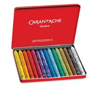 Caran Dache Metal tin with 15 Assorted Colours