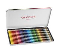 Caran Dache Metal tin with 40 assorted colours
