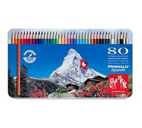Caran Dache Metal tin with 80 Assorted Colours