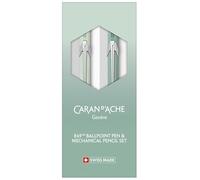 Caran D'Ache Misty Forest Pen and Mechanical Pencil Gift Case