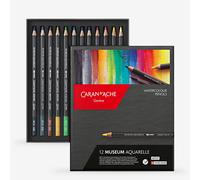 Caran d'Ache : Museum Aquarelle : Box Set of 12 Assorted Colours