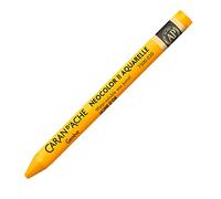 Caran d'Ache NEOCOLOR II 020 Gold Yellow/Golden Yellow (7500.020) / Pastel 10 Pieces (1 Pack) / Made of Water-soluble Wax/For Paper Cardboard Glass Wood Leather Fabric Stone