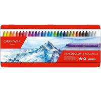 Caran d'Ache Neocolor II Water-Soluble Wax Pastel - Tin of 10, 15, 30, 40, or 84