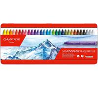 Caran D'Ache Neocolor II Aquarelle Wax Pastels (Tin of 30)
