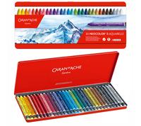 Caran d'Ache Neocolor II Water-Soluble Wax Pastel - Tin of 10, 15, 30, 40, or 84