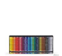 Caran d'Ache Neocolor II Watercolour Crayons Wax 30 Set In Metal Box Art Drawing