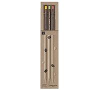 Caran d'Ache Graphite Pencils Nespresso Swiss Wood 3 - Brown (0348.100)