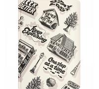 Caran d'Ache Rylsee 0454.323 A5 Blank Sketchbook in Urban Graphic Style Hard Cover (300 g/m²) 64 Pages Format A5 21 x 14.8 cm