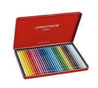 Caran D'Ache Pablo artists quality colouring pencils tin set of 30 assorted water resistant colours