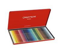 Caran D'Ache Pablo artists quality colouring pencils tin set of 40 assorted water resistant colours