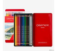 Caran d'Ache Pablo Coloured Pencil Set Cedarwood 12 Pack For Drawing