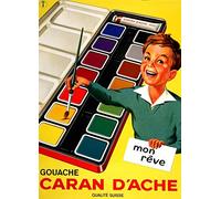 Caran D'Ache Paints Switzerland 1950 Wall Art Photo Picture Print Poster A4