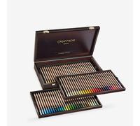 Caran d'Ache : Pastel Pencil : Wooden Box Set of 84