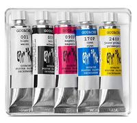 Caran Dache Primary Colours, 10ml Assorted Colours (5 Tubes/Box)
