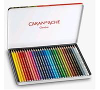 Caran d'Ache Prismalo Water Soluble Colour Pencils 30 Metal Tin Set Aquarelle