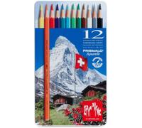 Caran D'Ache Prismalo Aquarelle Watercolour Pencils (Tin of 12)
