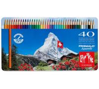 Caran d'Ache Prismalo Colour Pencils 80 Tin Set Aquarelle Watercolour Artist New