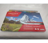 Caran D'Ache Prismalo Aquarelle colored Water-soluble Pencil (Pack of 30)