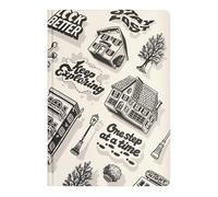 Caran d'Ache Rylsee 0454.323 A5 Blank Sketchbook in Urban Graphic Style Hard Cover (300 g/m²) 64 Pages Format A5 21 x 14.8 cm