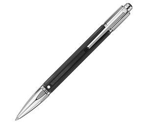 Caran d'Ache Silver Plated Varius Ballpoint Pen - Rubracer
