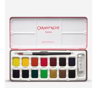 Caran d'Ache : Studio Gouache : Set of 14 Pans & 10ml White