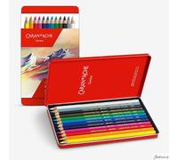 Caran D'ache Supracolor Watercolour Pencil 12 Colour Tin